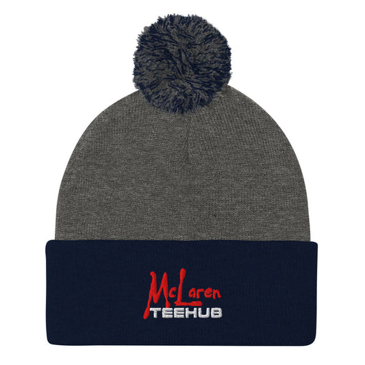 McLarenTeeHub Pom-Pom Beanie