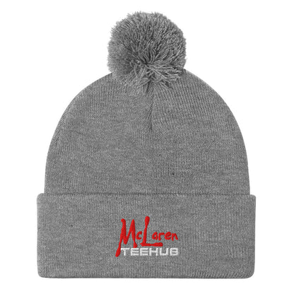 McLarenTeeHub Pom-Pom Beanie