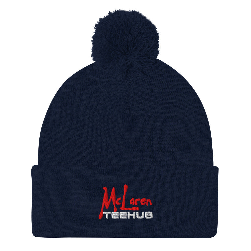 McLarenTeeHub Pom-Pom Beanie