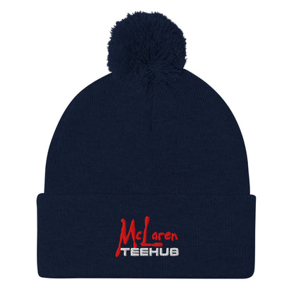McLarenTeeHub Pom-Pom Beanie