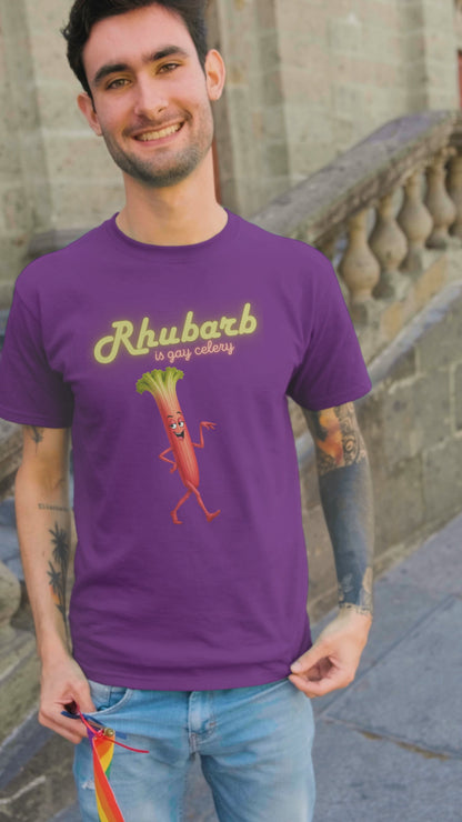 Rhubarb is Gay Celery T-shirt