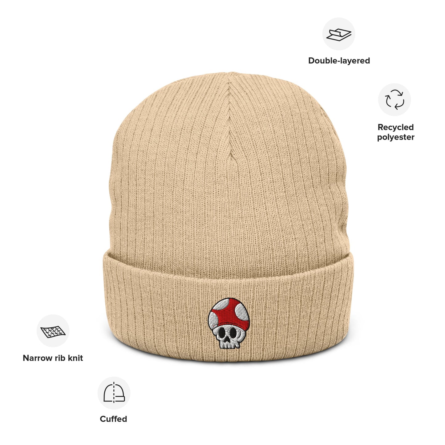 McLarenTeeHub Ribbed knit beanie