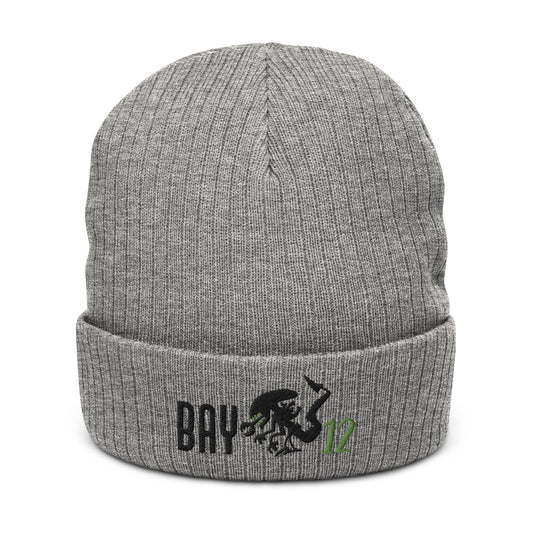 Bay12 Ribbed knit beanie, Aliens style Beanie, Beanie Aliens style, Aliens Fan Beanie, Aliens beanie, Gift Aliens fans, ALIENS, BAY12