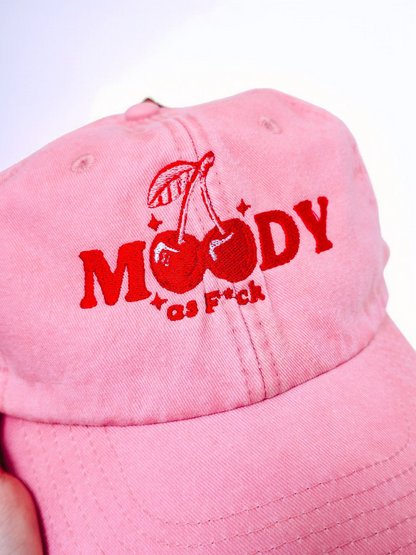 Moody As F*ck embroidered baseball cap