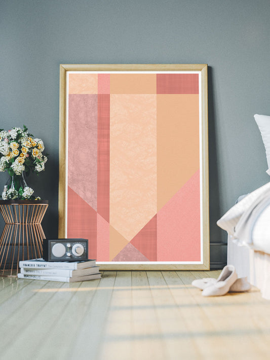 Shrine Geometric Abstract Art Print