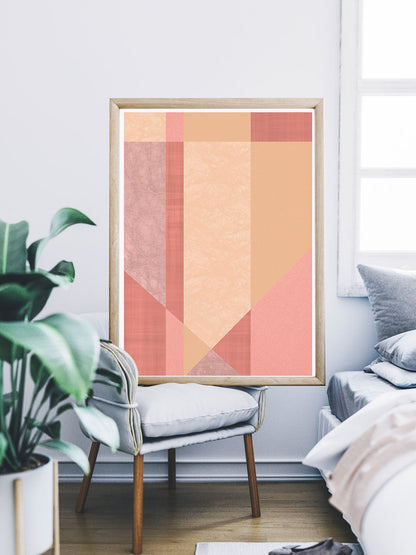 Shrine Geometric Abstract Art Print