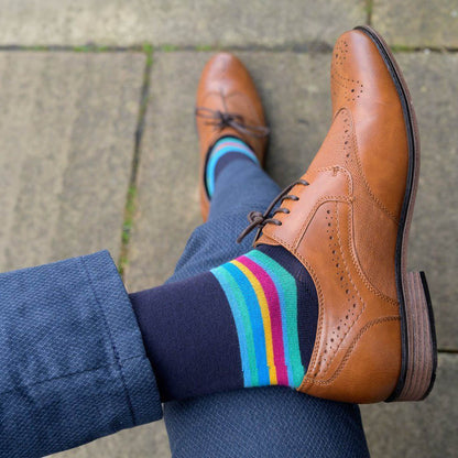 Superior Style Sock Box - 6 Pairs of Bamboo Socks (His)