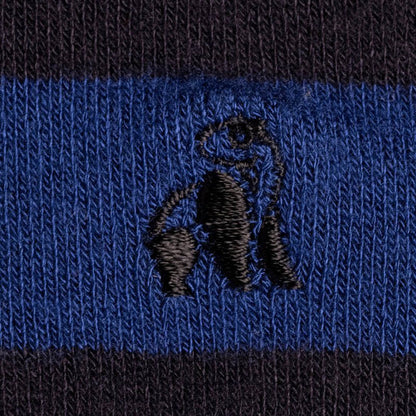 Charcoal Striped Bamboo Socks