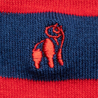 Classic Red Striped Bamboo Socks