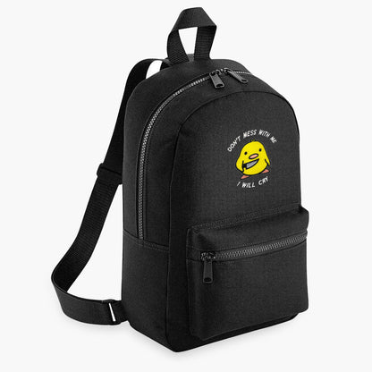 Stabby Chick Embroidered Mini Backpack