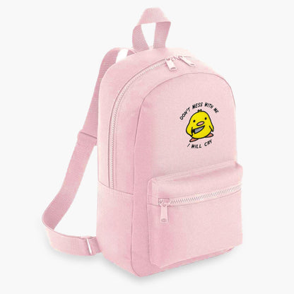 Stabby Chick Embroidered Mini Backpack