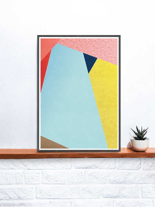 Summer Trend Modern Geometric Print