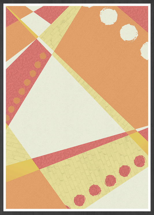 Sunset Pattern Geometric Print