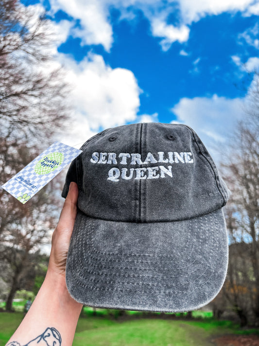Sertraline Queen embroidered baseball cap