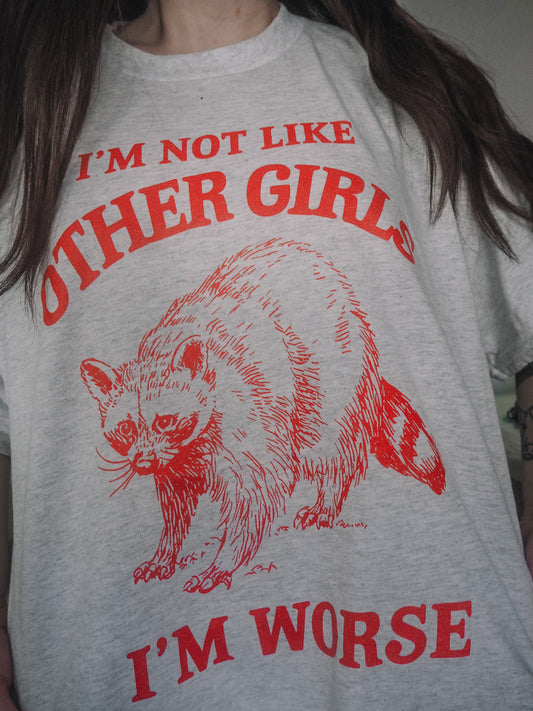 I'm Not Like Other Girls printed tee