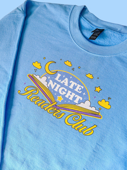 Late Night Readers Club printed sweatshirt