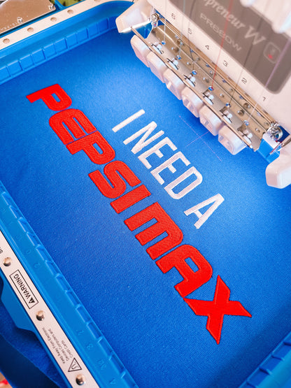 I Need A Pepsi Max embroidered sweatshirt