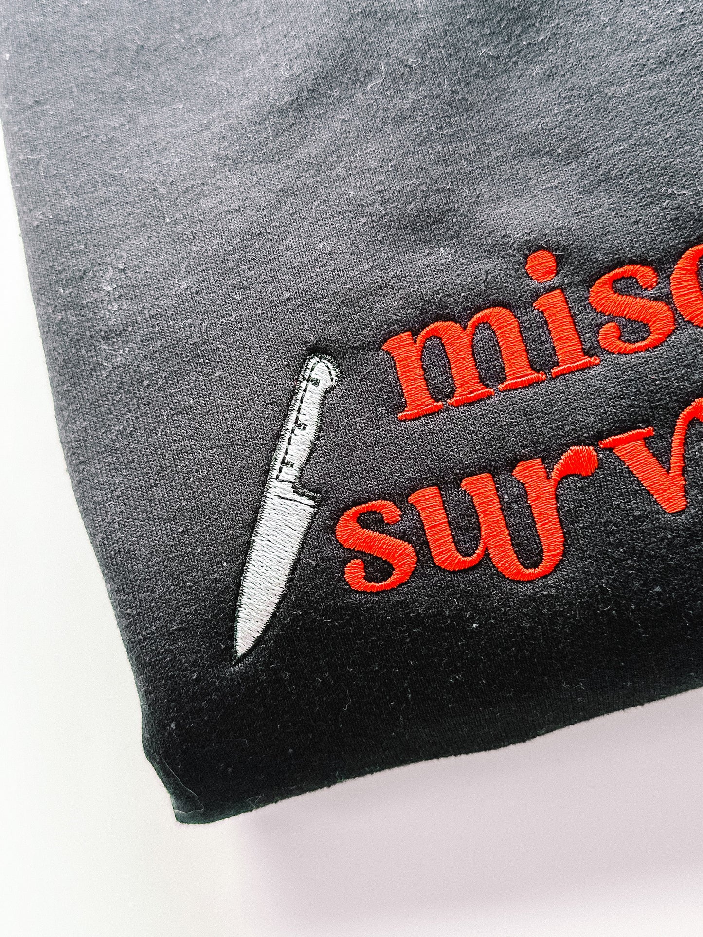Misophonia Survivor's Club embroidered sweatshirt