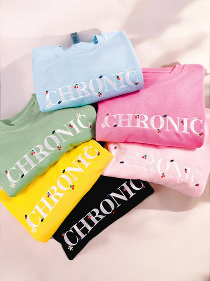 Chronic embroidered sweatshirt