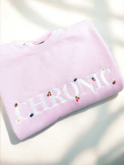 Chronic embroidered sweatshirt