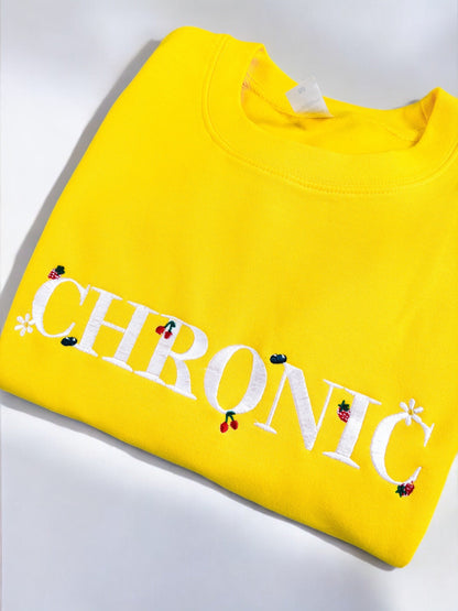Chronic embroidered sweatshirt