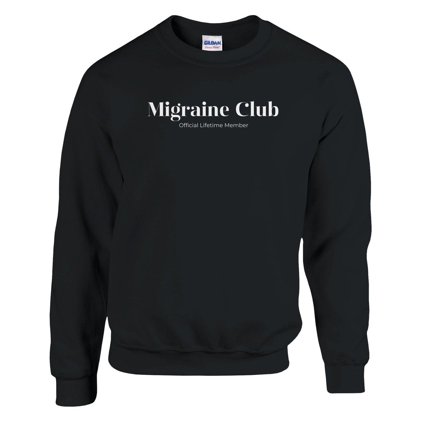 Migraine Club printed crewneck