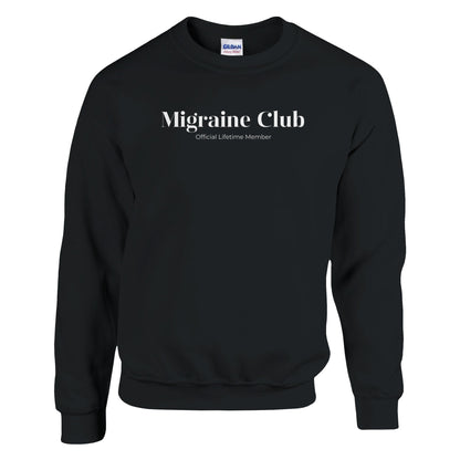 Migraine Club printed crewneck
