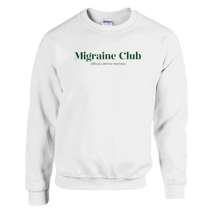 Migraine Club printed crewneck