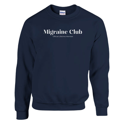 Migraine Club printed crewneck