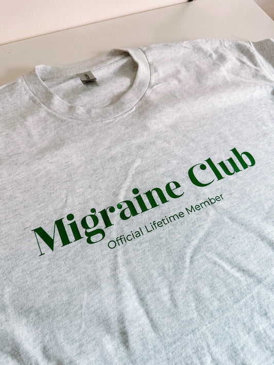 Migraine Club printed tee