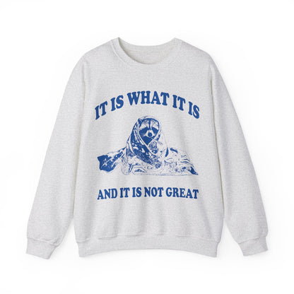 It Is What It Is printed crewneck