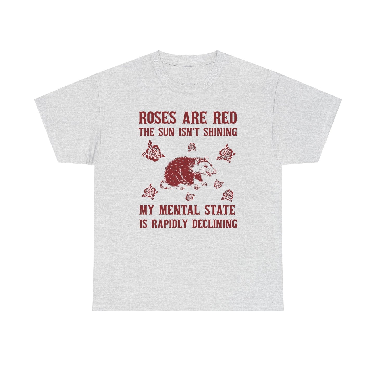 My Mental State Is Rapidly Declining printed tee