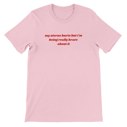 My Uterus Hurts printed t-shirt