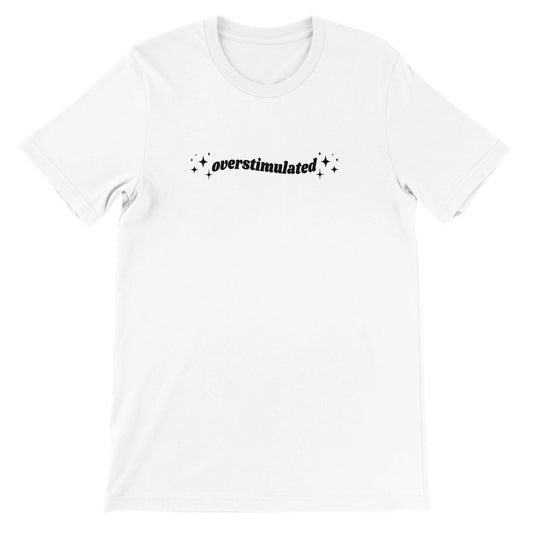 Overstimulated printed t-shirt