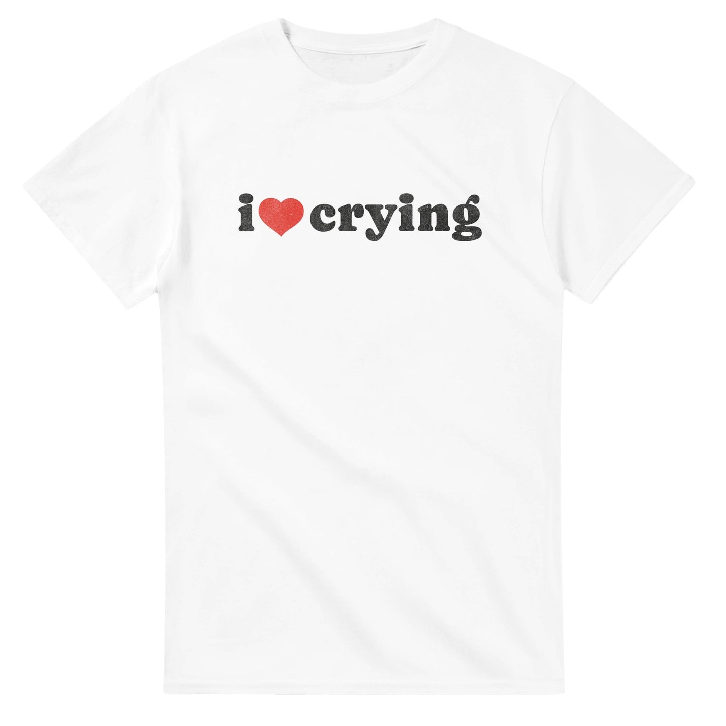 I ❤️ Crying printed tee