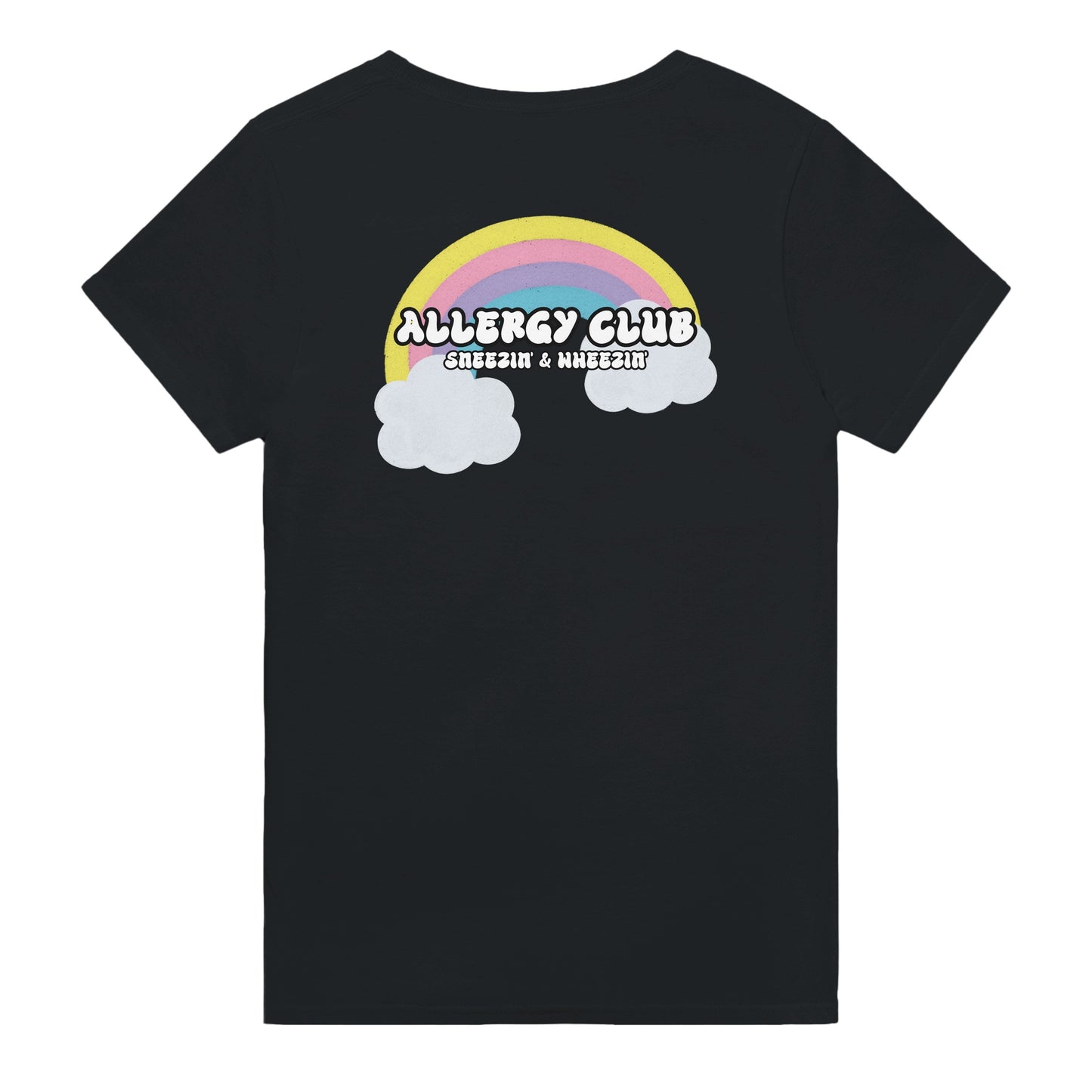 Allergy Club - Sneezin' n Wheezin' printed tee