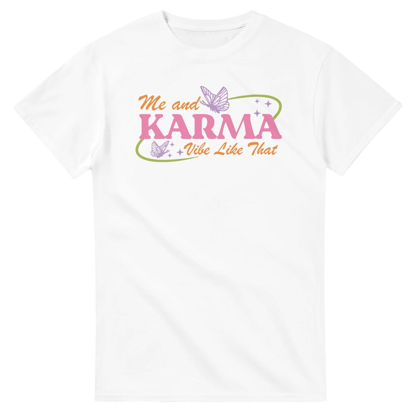 Me And Karma Vibe Like That printed tee