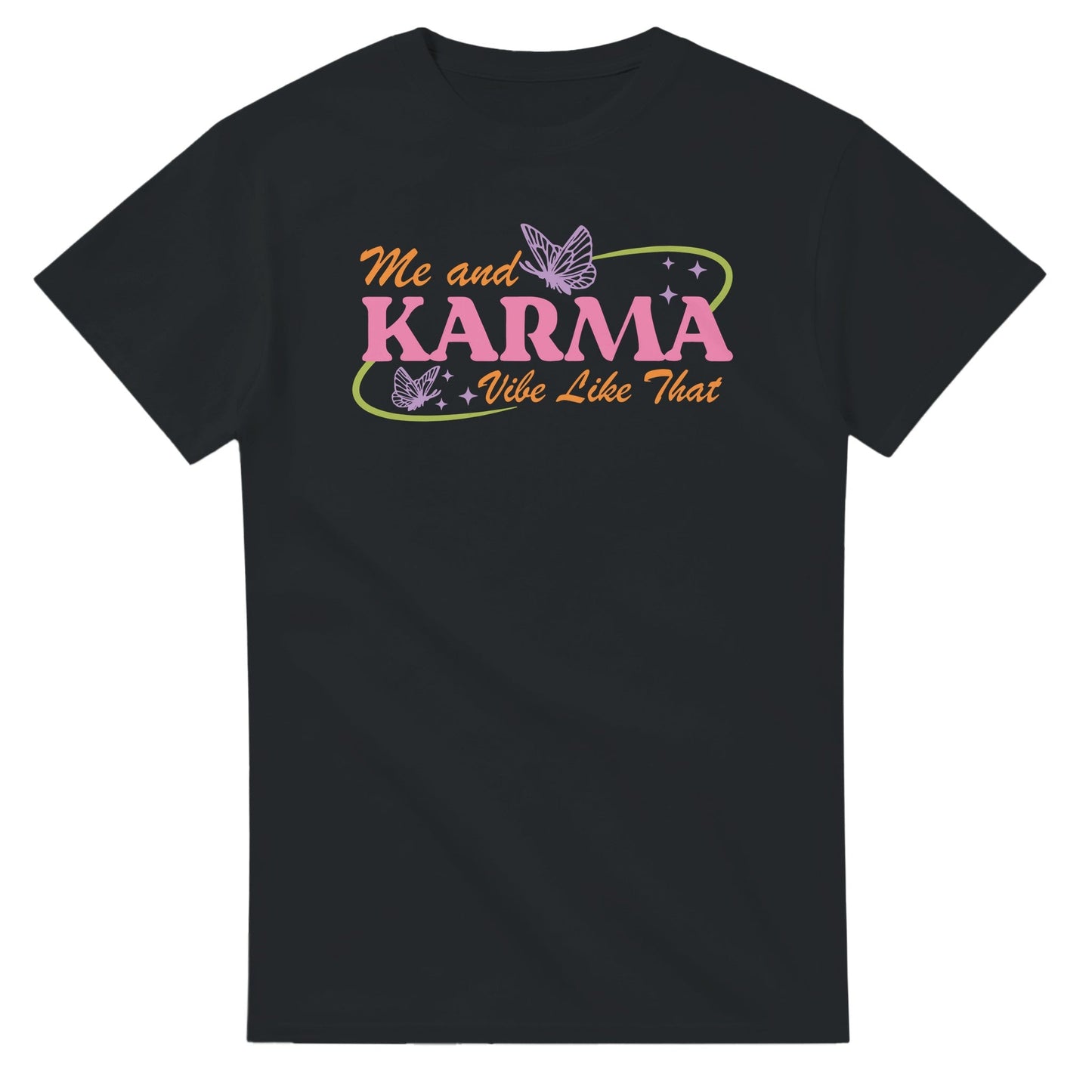 Me And Karma Vibe Like That printed tee