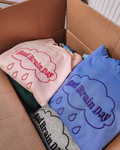 Bad Brain Day embroidered sweatshirt