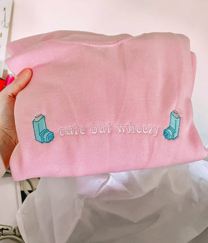 Cute But Wheezy embroidered sweatshirt