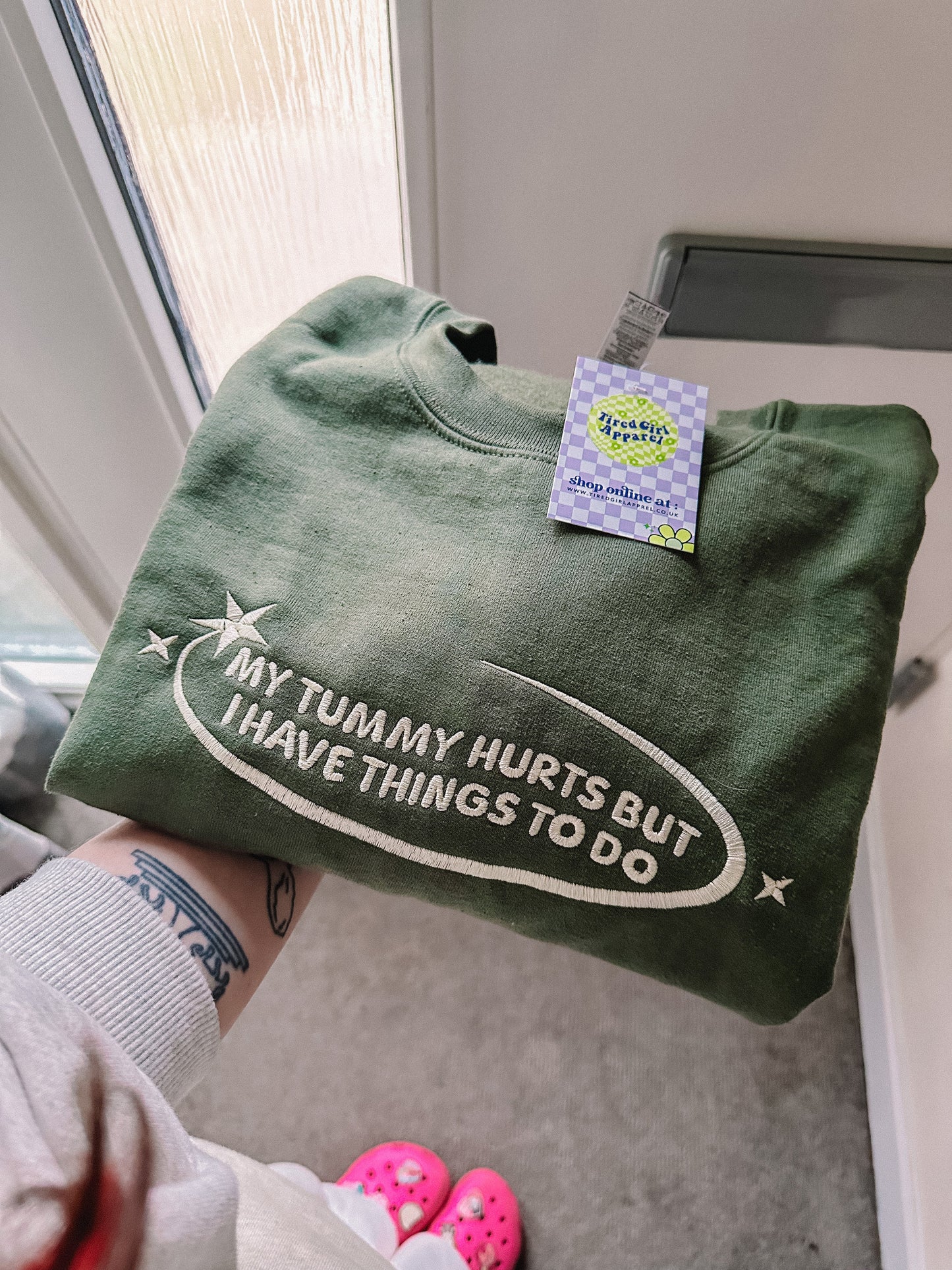 Things To Do embroidered sweatshirt