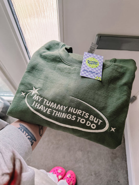 Things To Do embroidered sweatshirt