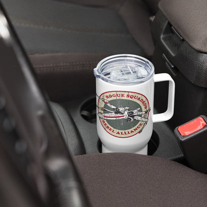 Star Wars Rogue Squadron Travel mug, Thermal Mug with Handle.