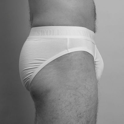 Bamboo Briefs 2 Pack - White