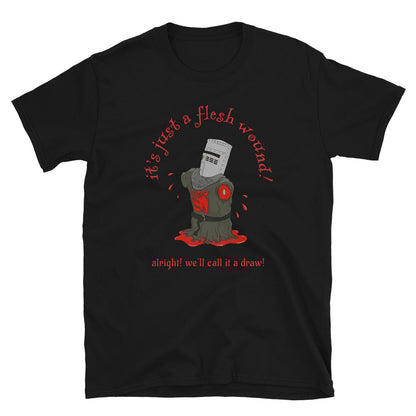 Monty python and the holy grail t-shirt. The Black knight.