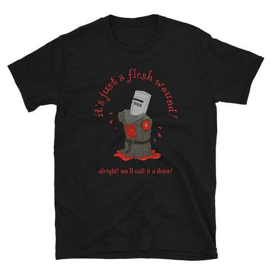 Monty python and the holy grail t-shirt. The Black knight.