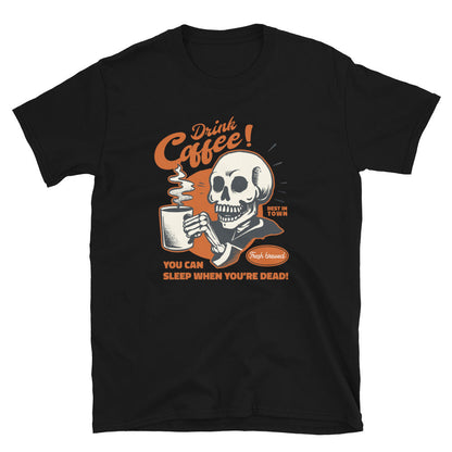 Coffee skeleton T-shirt