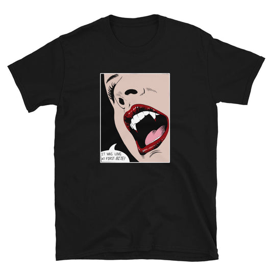 Vampire, Love at first bite t-shirt.