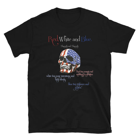 American Proud Unisex t-shirt, Red White and Blue shirt.