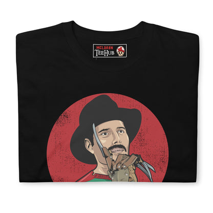 The Nightmare must go on, Freddy krueger, Freddie Mercury, Pop Culture Unisex T-Shirt